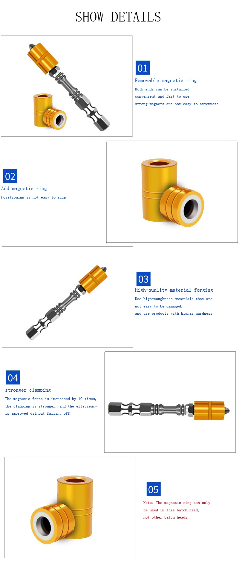 Cross Star Screwdriver Bit
