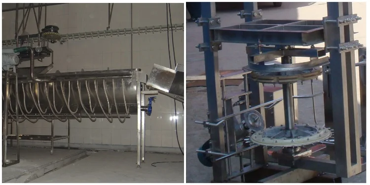High-efficiency poultry slaughtering line, processing 1,000-3,000 poultry per hour