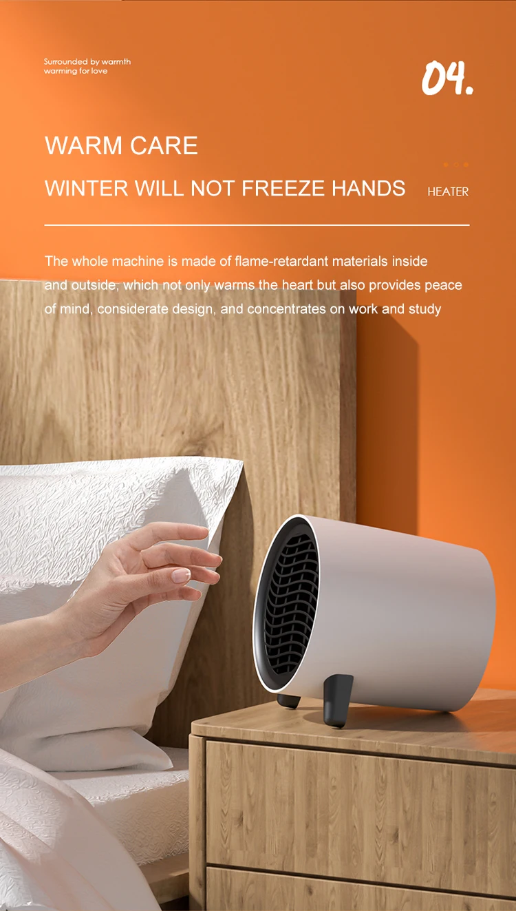 1200w Usb Fan Heater Heater Portable Room Electric Fan Heater 500w Plug