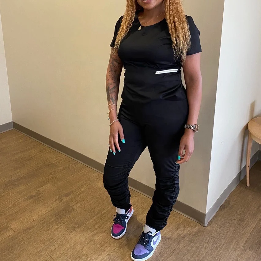 Wholesale Hospital Uniforms Scrubs Vendors Nurse Scrubs With Jogger