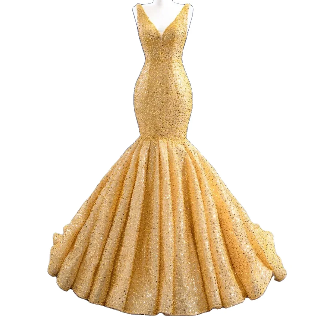 slim fit dress slacks Stunning Sweetheart Beading Mermaid Wedding Gown Sleeveless Tulle Bridal Dress main image 0