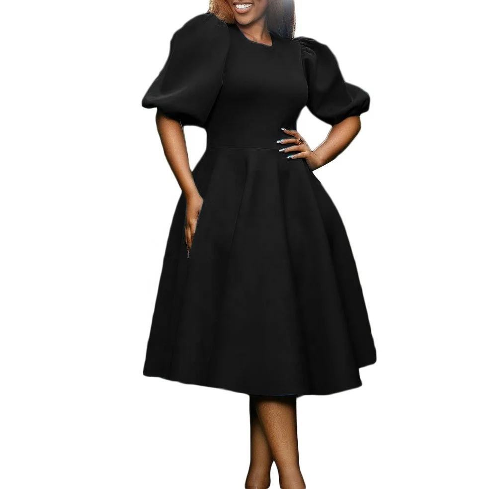 casual banquet dresses Women Dresses Knee Length Women Sexy Chiffon Dress Vintage Dresses Retro Court Princess Party Banquet Dress, Navy, X-Large : Amazon.ca: Clothing, Shoes & Accessories