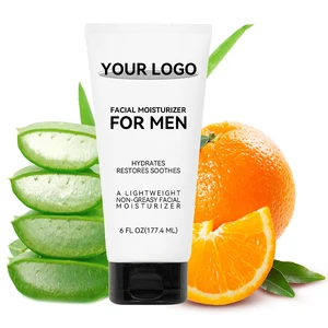 Organic Herbal Men's Face Cream Citrus Extract Aloe Vera Hyaluronic Acid & Oil-Free Moisturizing Whitening Anti-Wrinkle SPF20