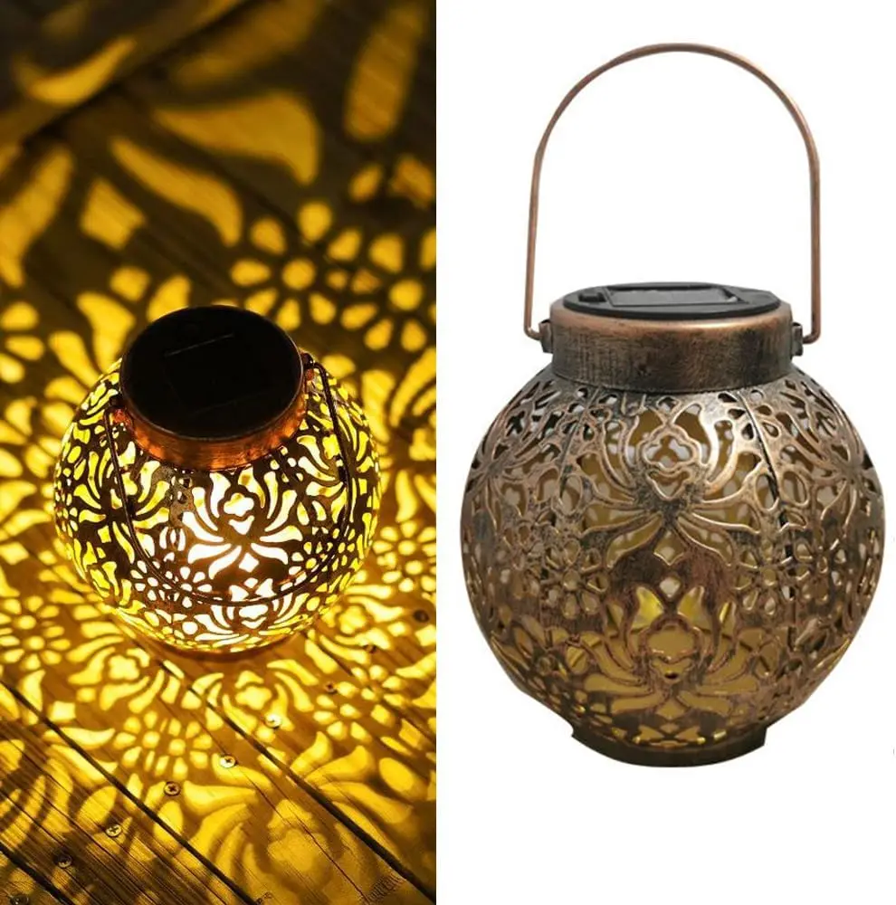 Hot Selling Solar LED Decorative Table Lamps Waterproof Metal