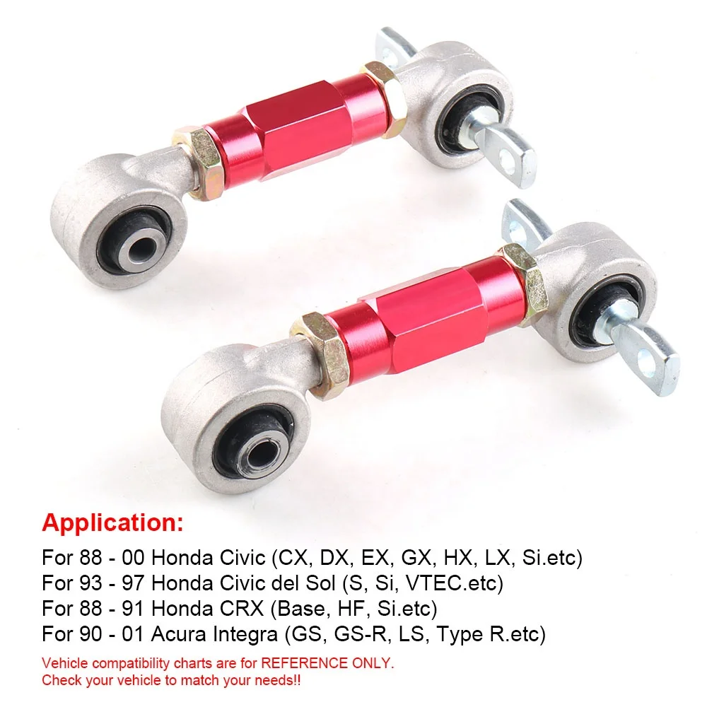 Rear Camber Arm Kit Rear Camber Car Rear Camber Kit for Honda Acura Civic Integra CRX