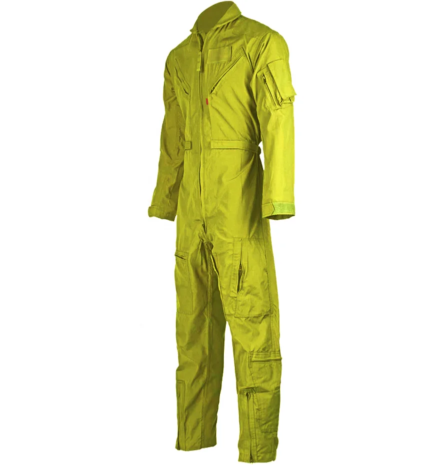 Multi Zipper Pockets Design Custom High Quality FR Fabric Made Red air Force Coverall Flight Suit
