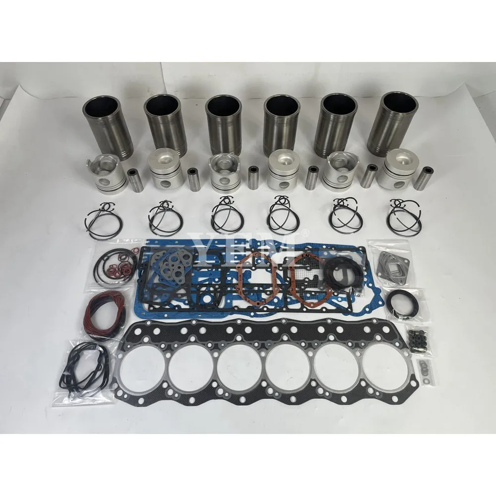 6D15 OVERHAUL KIT WITH GASKET SET FIT for MITSUBISHI ENGINE REBUILD KIT