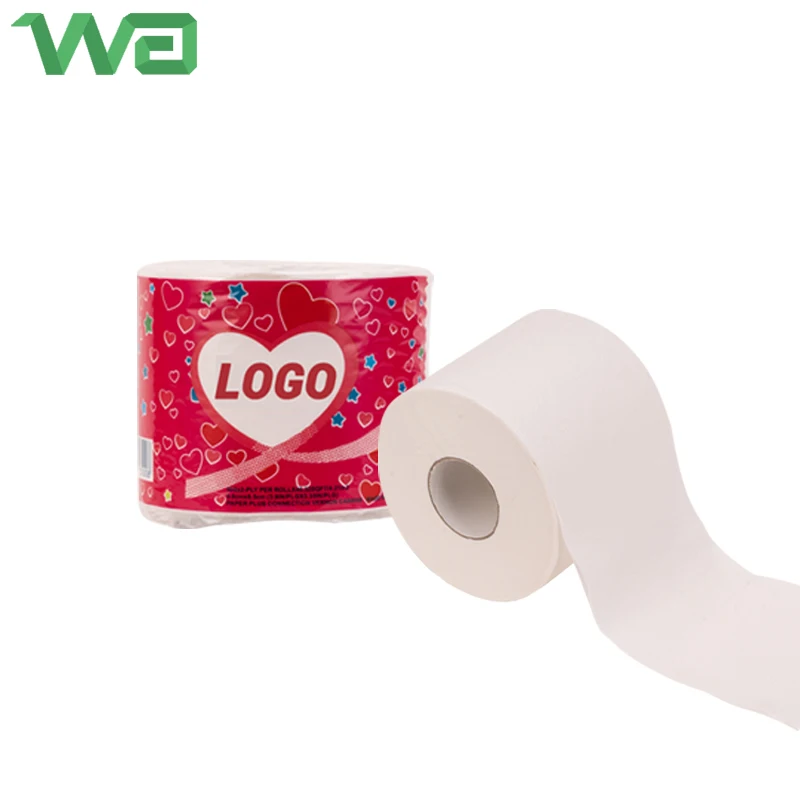 Wholesale High Quality Friendly 2ply Core Paper Household Roll Toilet