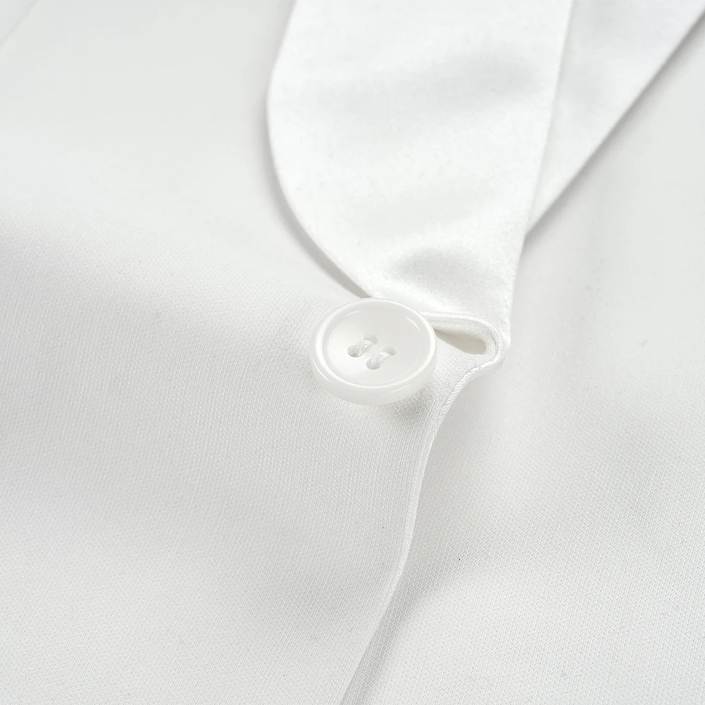 Made Formal Dresses White Shawl Lapel Men Suit 3 Piece Set Men Wedding Suits Groom Wedding Tuxedo Suit for Men