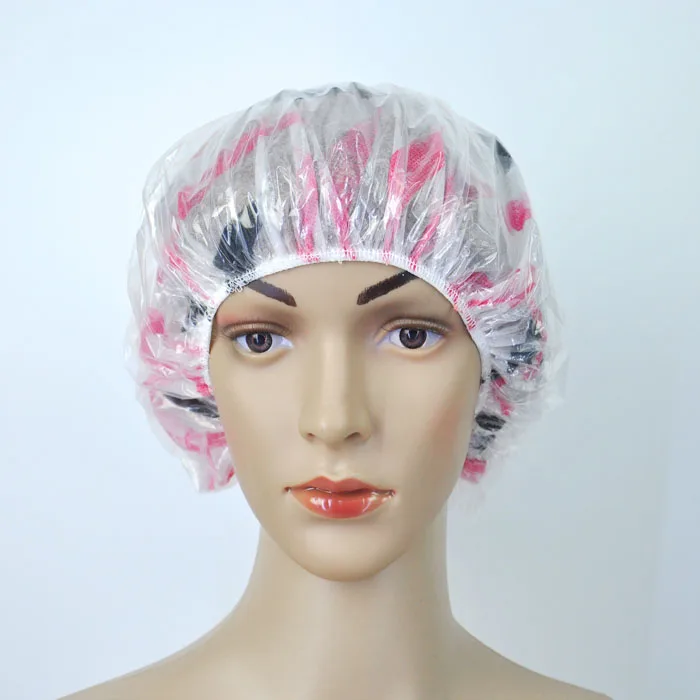 Настраиваемая цветная Водонепроницаемая душевая шапочка для подарка и использования с длинными волосами