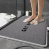 Edge-sealed shower mat - Gate Grey