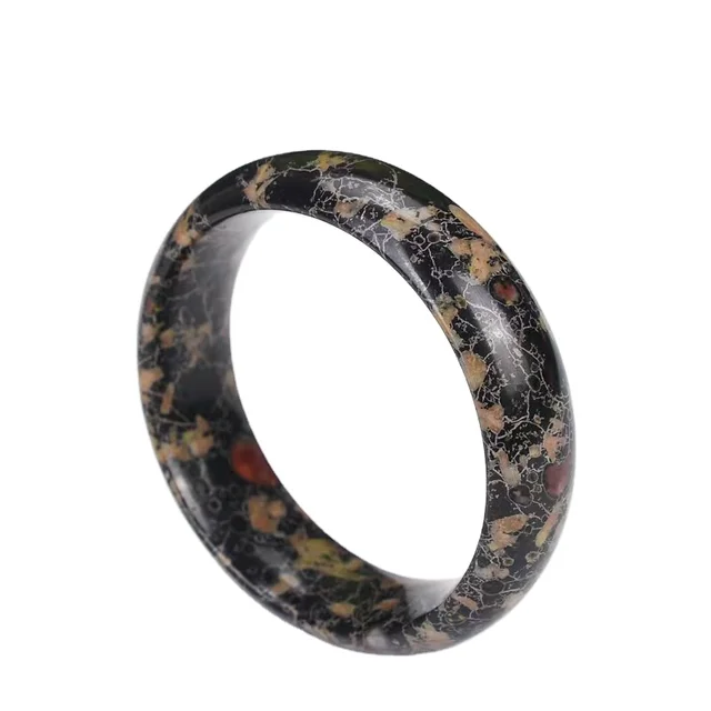 The factory sells cheap and beautiful natural crystal plum jade bracelet meteorite bracelet