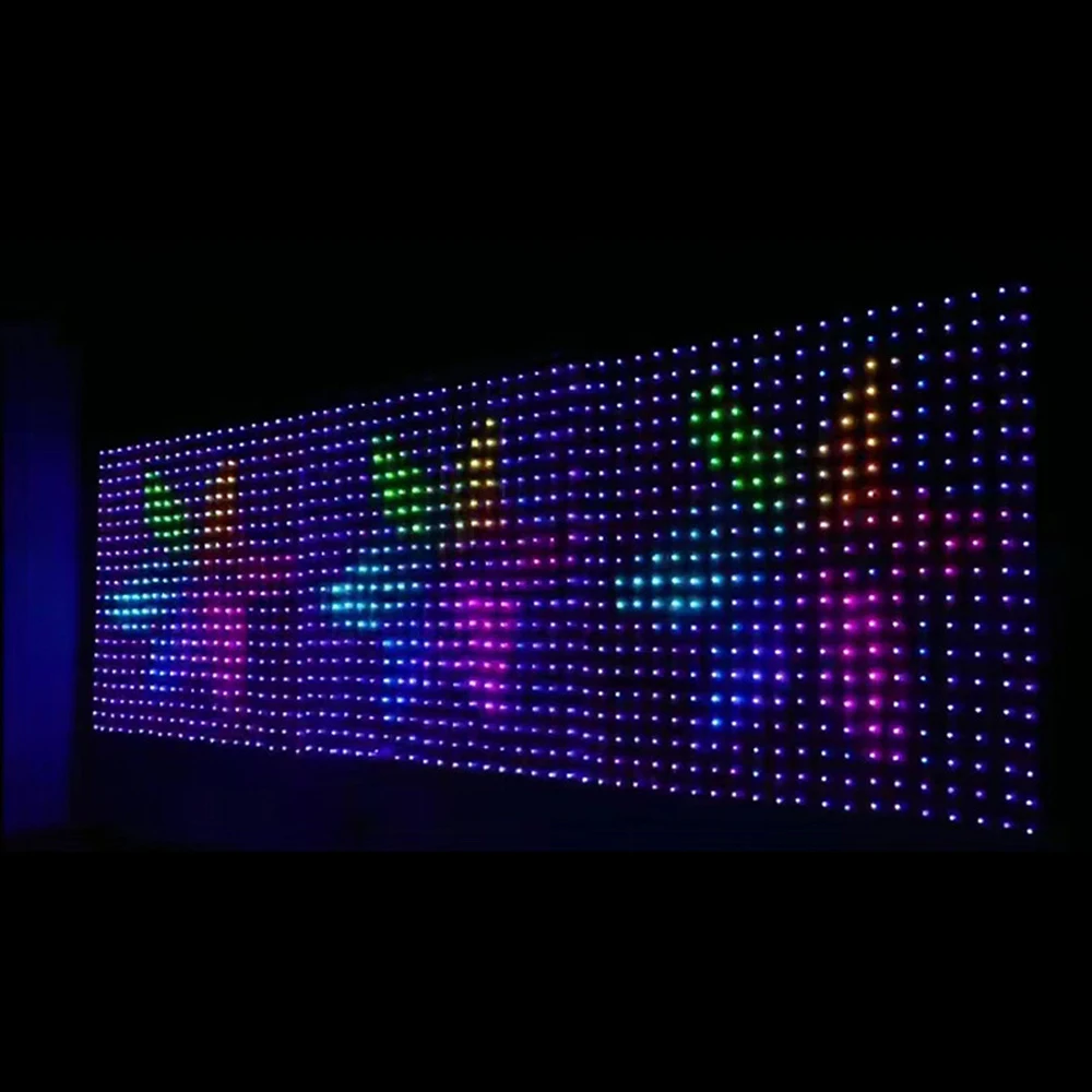 Smart Star Curtain Light Programmable Christmas Window Curtain String Decoration Led Fairy Light APP Control DIY Display Garland