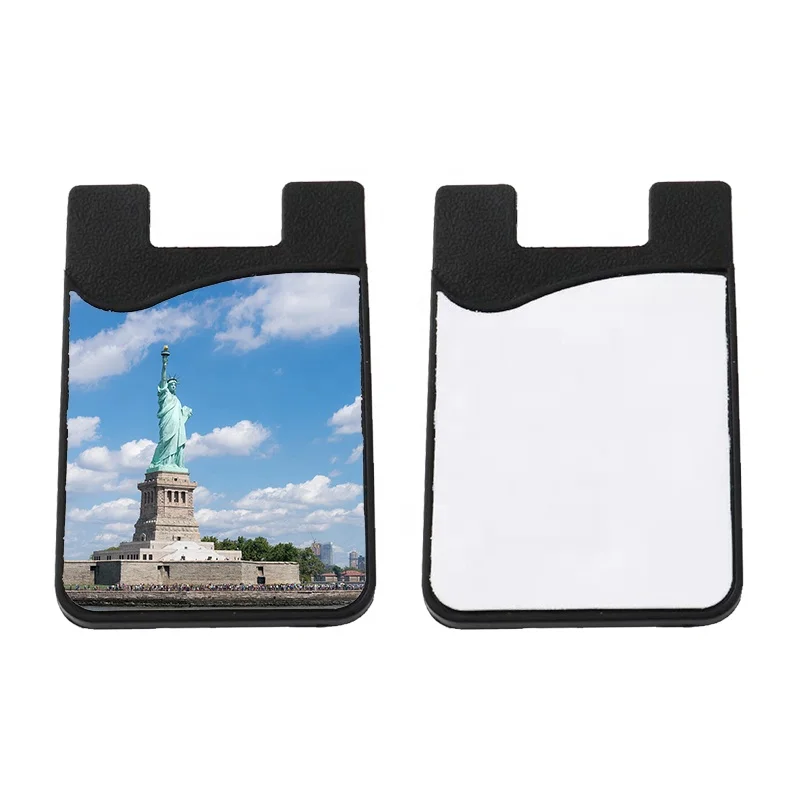 Personalized Pattern Printed Credit Card Cover Sublimation Blank Phone Card Holder