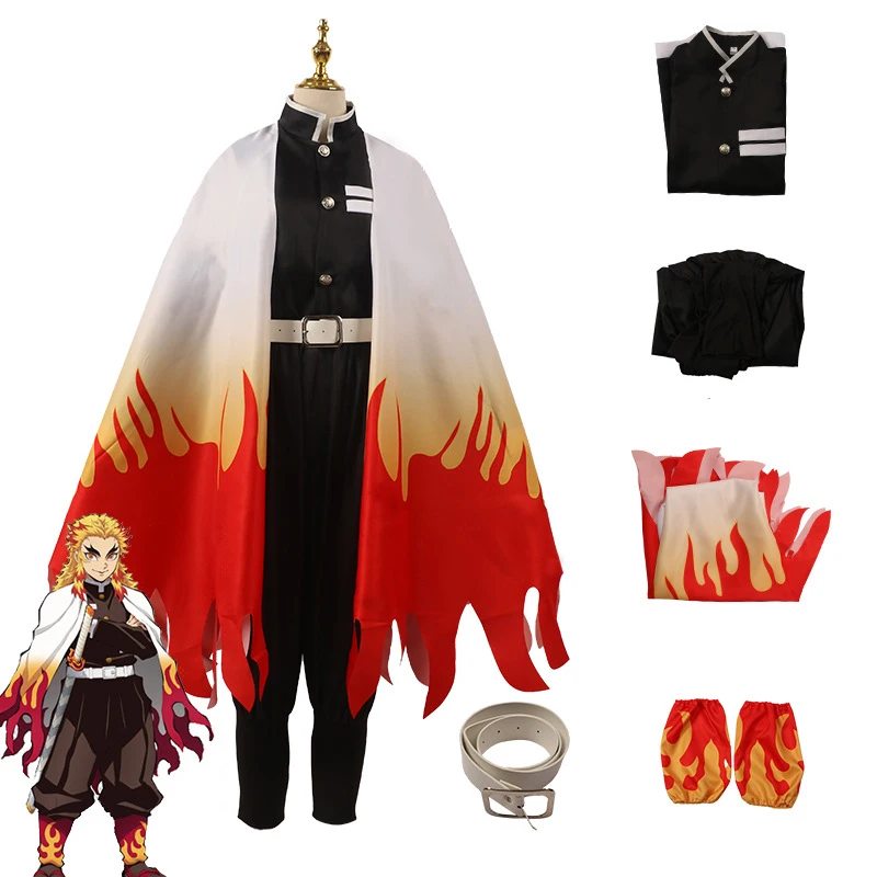 Anime Mitsuri Demon Slayer Cosplay Costume Kyoujurou Cosplay De Demon ...