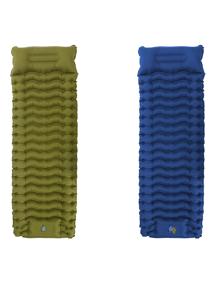 Single enlarged inflatable mattress outdoor tent sleeping mat portable