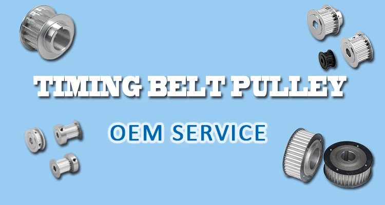 C45 Steel AT10 Timing Belt Pulley Customizable OEM Product with 25mm 30mm 50mm Belt Widths