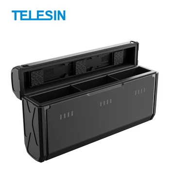 Telesin Battery Charger for Go Pro 13 Camera 3-slot Charger Pocket with LED Battery Level Indicator GoPro Battery Charger detail image