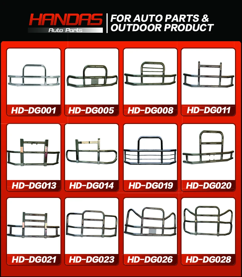 Semi Truck Deer Guard Front Bumper 304 Stainless Steel Truck