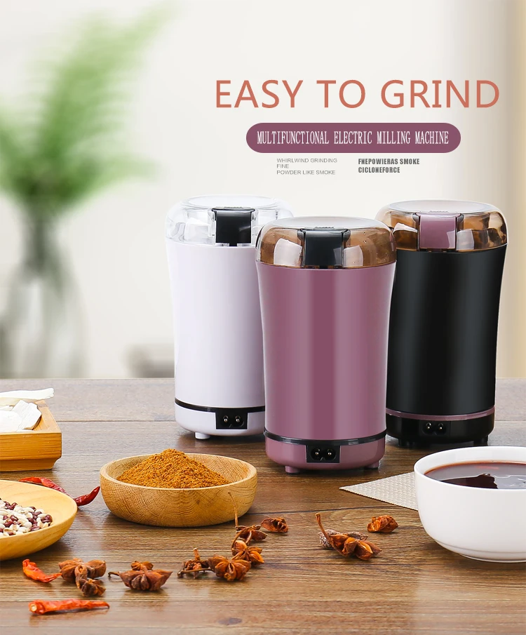 Buy Wholesale China Mini Electric Coffee Bean Grinder For Coffee Safety  System & Mini Electric Coffee Bean Grinder at USD 4.5