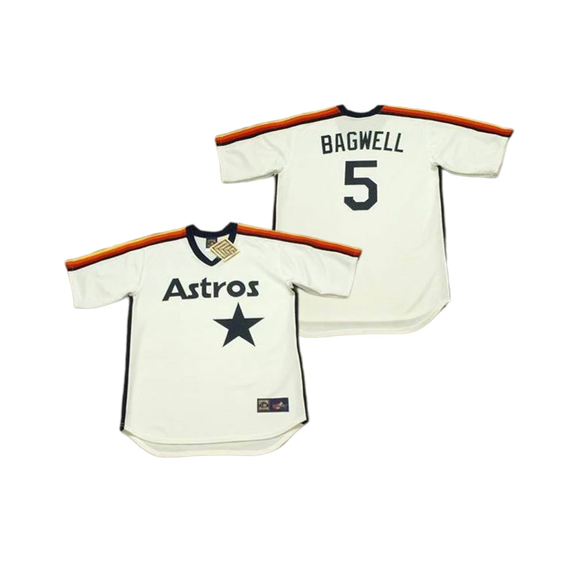 Majestic, Shirts, Retro Astros Jeff Bagwell Jersey Shirt