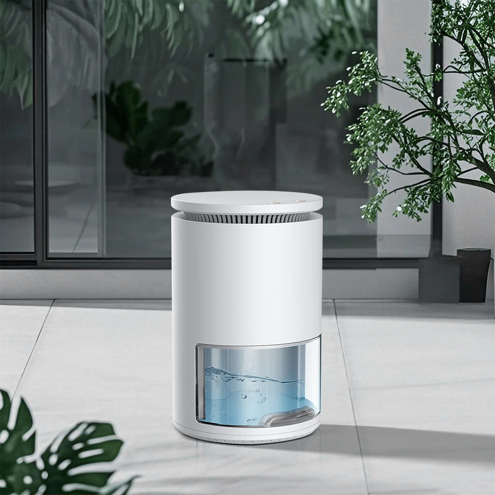 Smart Portable Dehumidifier with Whisper-Quiet Design Advanced Humidity Monitoring for Home Use