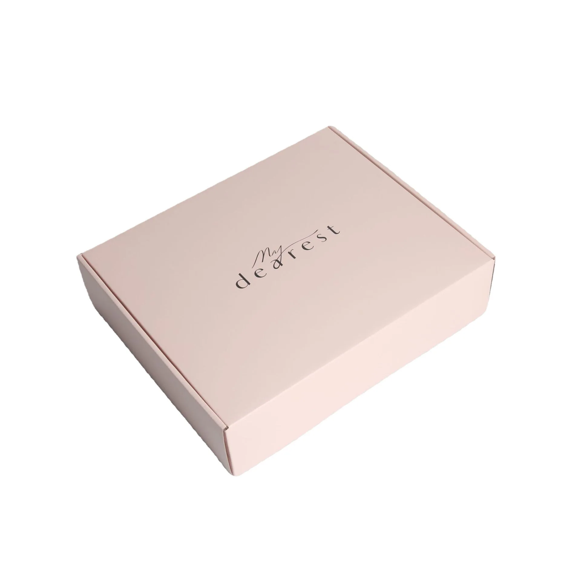 Custom Colorful Luxury Folding Pink Shipping Paper Box for Shoes and Hair Accessories for Mailer Packaging Socks Use