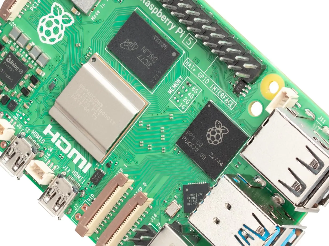 Raspberry Pi 5 8 GB RAM Broadcom BCM2712 Cortex-A76 2.4GHz 