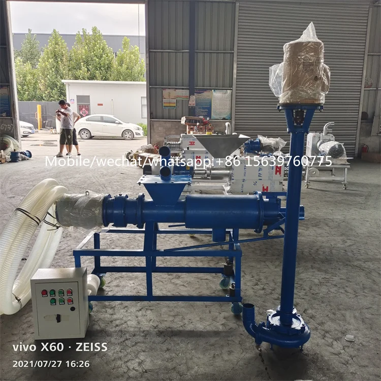 Cattle Dung Slurry Dewatering System/drying Machine/cow Manure ...