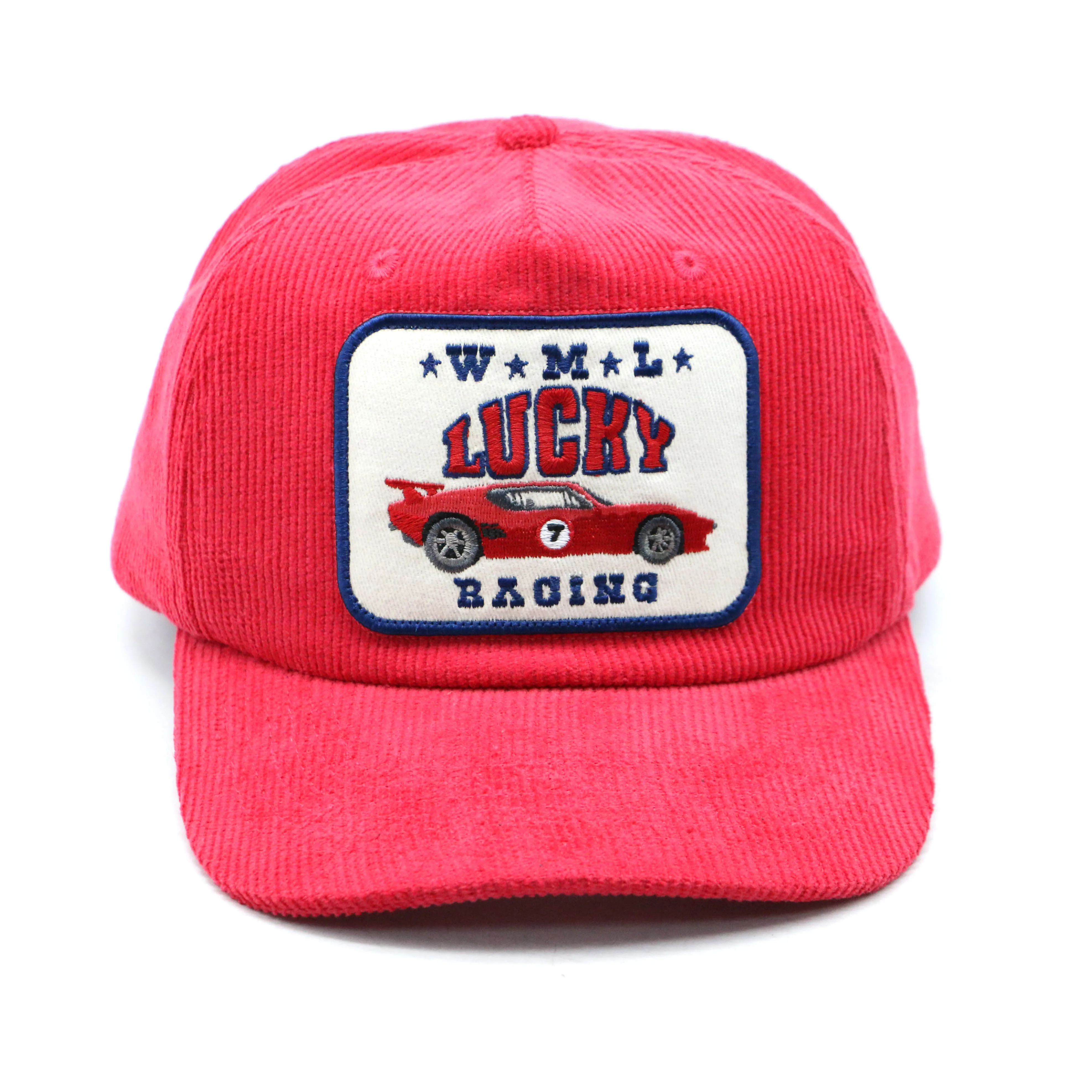 Custom Colors Unstructured Washed Corduroy Panel Rope Snapback Caps and  Hats With String