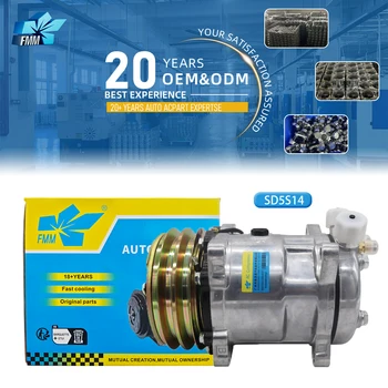 24V Auto Air Compressors SD5S14 for Mini Truck Air Conditioning Compressor AC Compressor 2PK S6627