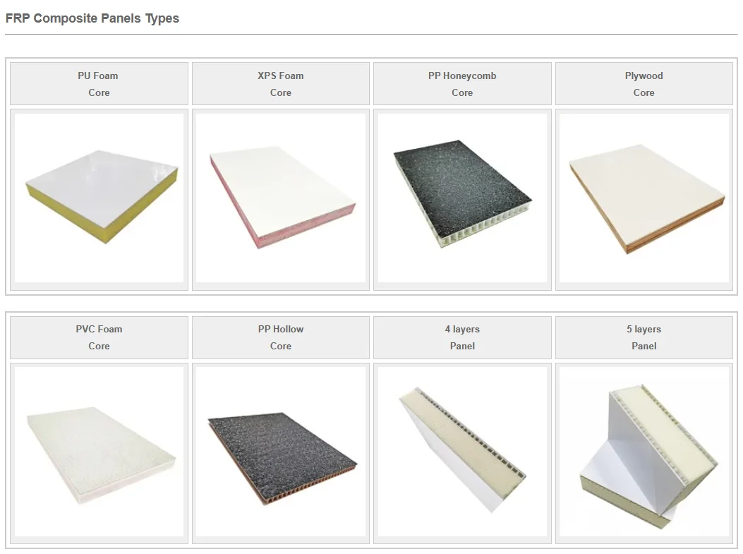 Frp Grp Fiberglass Panels Xps Foam Sandwich Board Wallboards ...