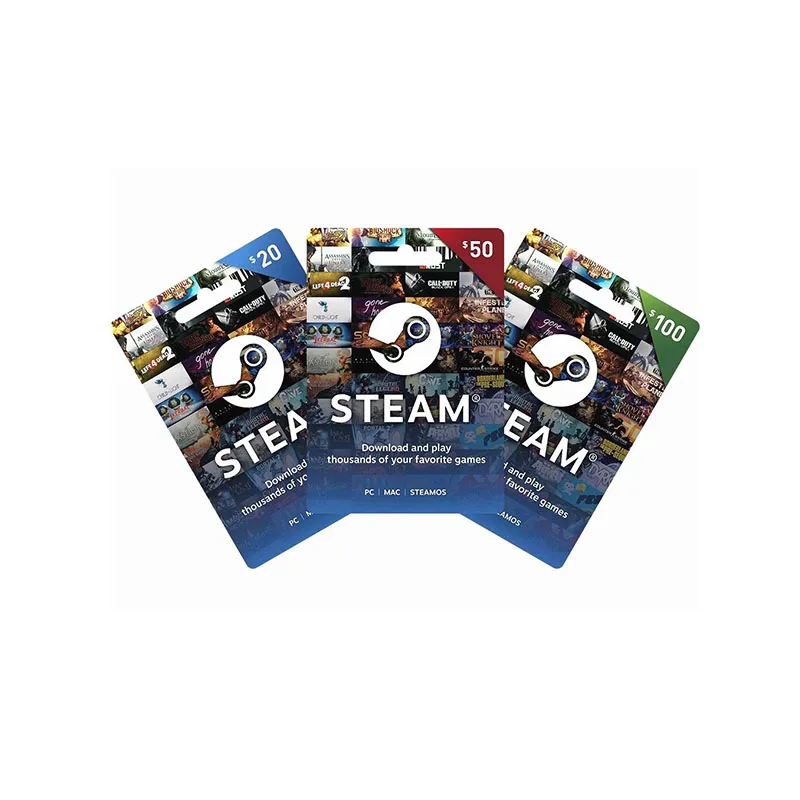 Steam Wallet Card 50 BRL, Buy Steam gift card code!