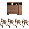 1 table 4 chairs + low cabinet