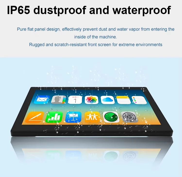 Bolinia 15.6 Inch Industrial Tablet IPS1920*1080 Capacitive Touch Screen Pure Flat RK3288 2G+16G Android All-in-One Panel PC 1