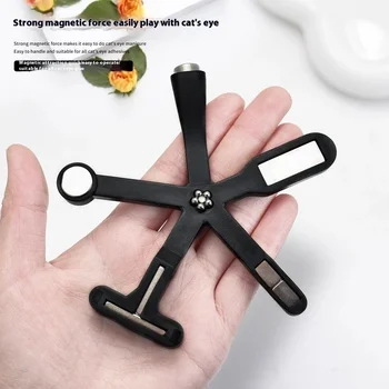 Multifunctional Six-in-One Nail Magnet Five-Pointed Star Cross With Strong Cat's Eye and Fancy Cylinder Nail Supplies Product