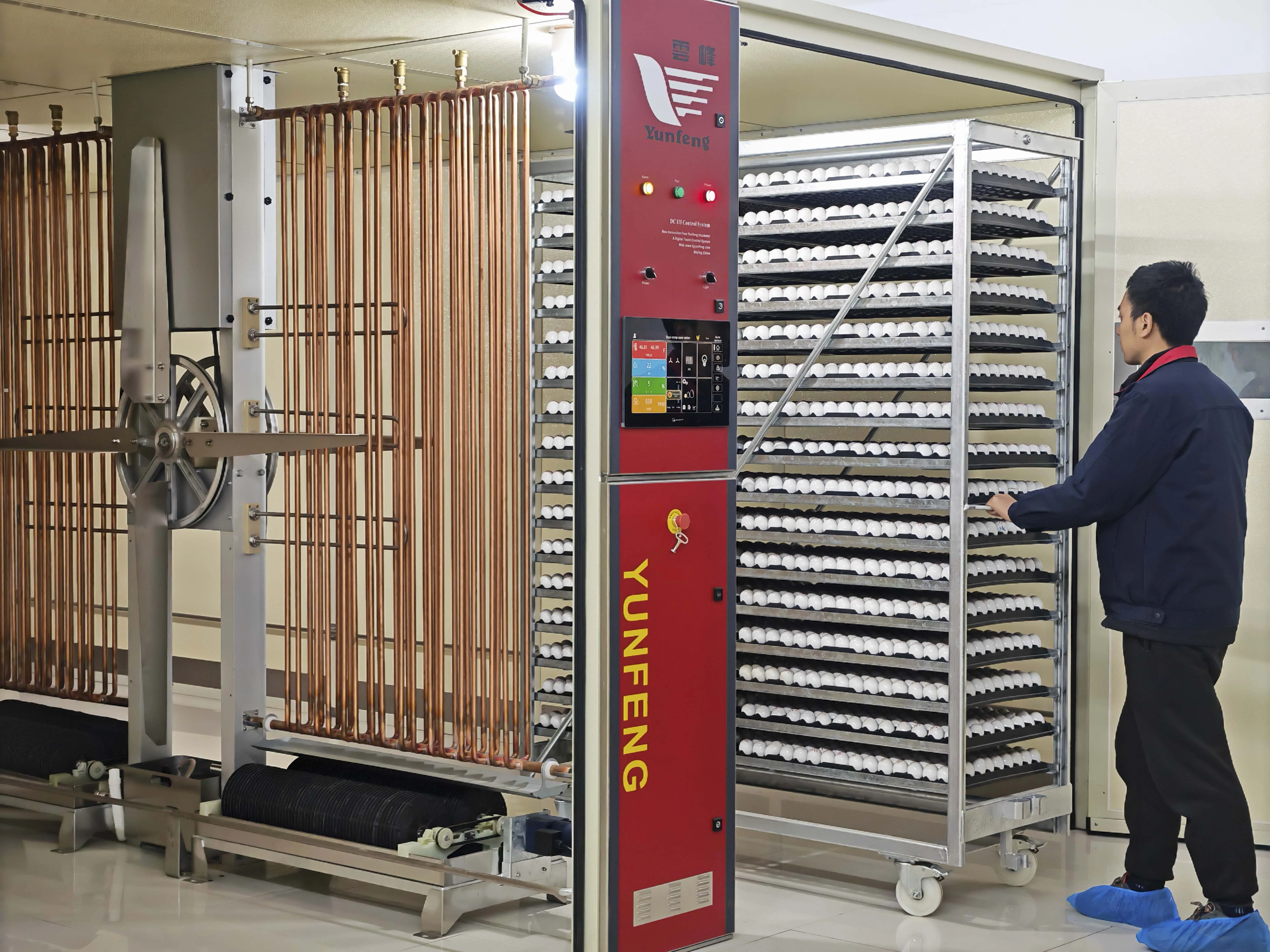YFDF-1152 Commercial Industrial Single-stage 115200 Eggs Yunfeng Incubators