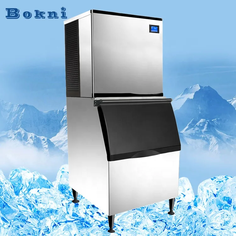 BOKNI Ice Cube Making Machine Ice Block Making Machine Countertop Ice Maker