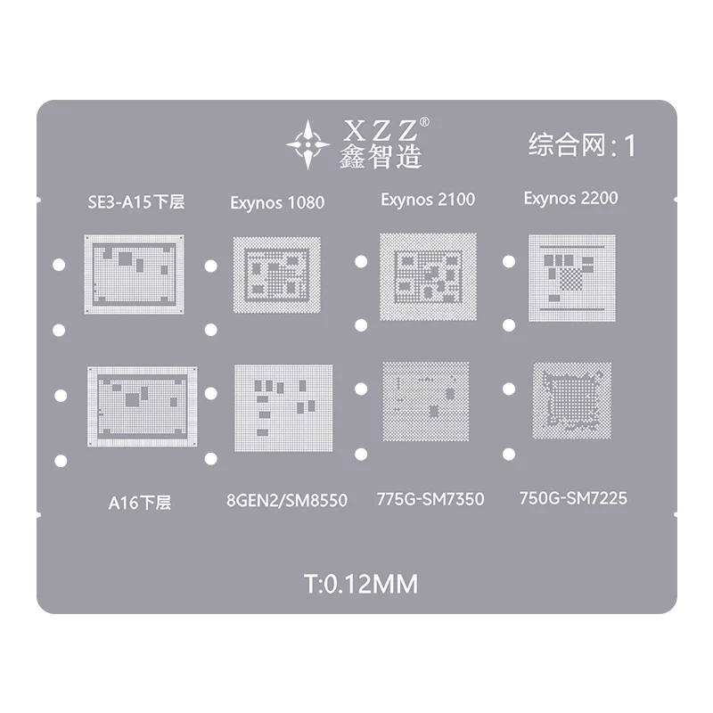 XZZ L23 Universal CPU Reballing Station Magnetic Auto Clamping BGA Tin Planting Table for Chip Repair