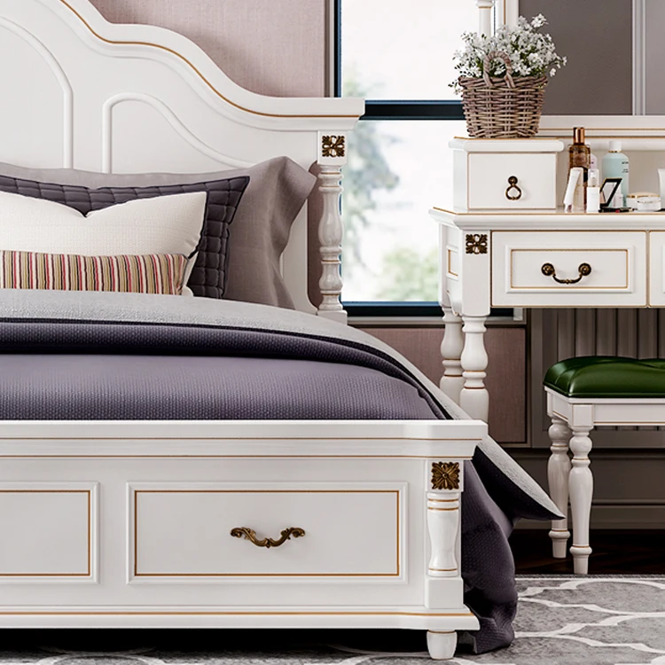 Sunrise Bedroom Furniture Set King Size Bed Set Luxury Bedroom
