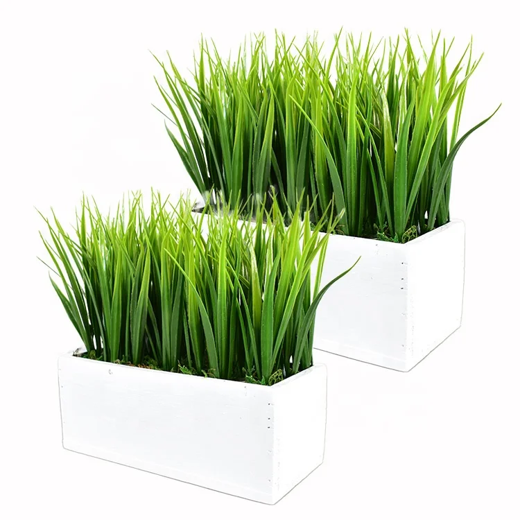 Factory Directly High Quality Artificial Grass Price Fake Plastic Potted for Office Desk Garden