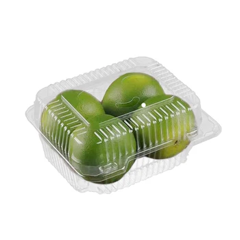 Factory custom  food grade PET  Disposable clamshell  fresh fruit Container packaging  Plastic fruit Boxes