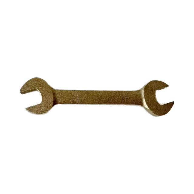 Oak Brand ISO9001/CE Certification  Non Sparking Tools Aluminum Bronze Double Open End Wrench 12*13mm  Made in China