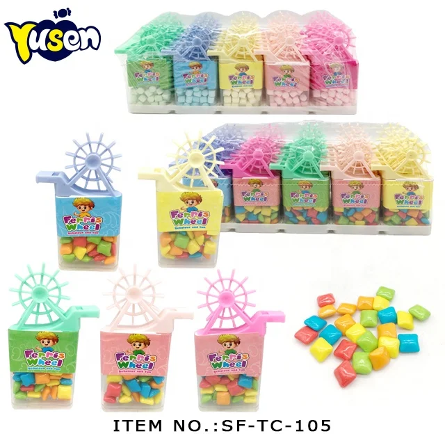 Оптовая продажа ветряная мельница нового типа игрушка конфеты персонализированные красочные Мультяшные мини-свистки колесо обозрения для