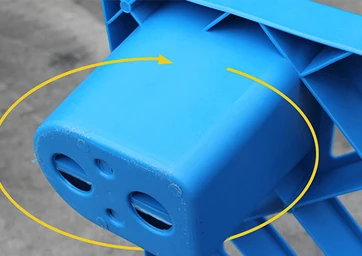 Chinese Factory Heavy Duty Nestable EURO 4 Way Plastic Pallet