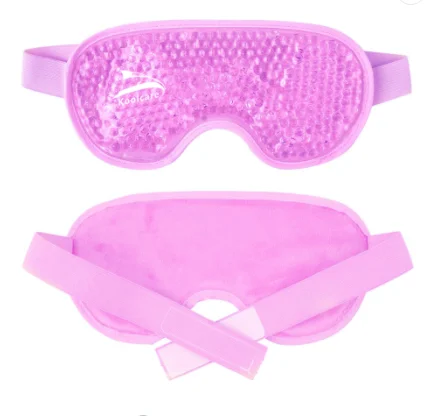 Reusable eye mask PVC hot and cold compress with gel beads For relief of dry eyes and headaches Eye care products