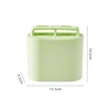 Doble compartimento Verde