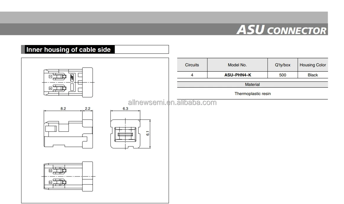 You can contact me for the best price ASU-PCS4-3RPT Connector Support Assembly Items Connector Accessory Hot sale Original