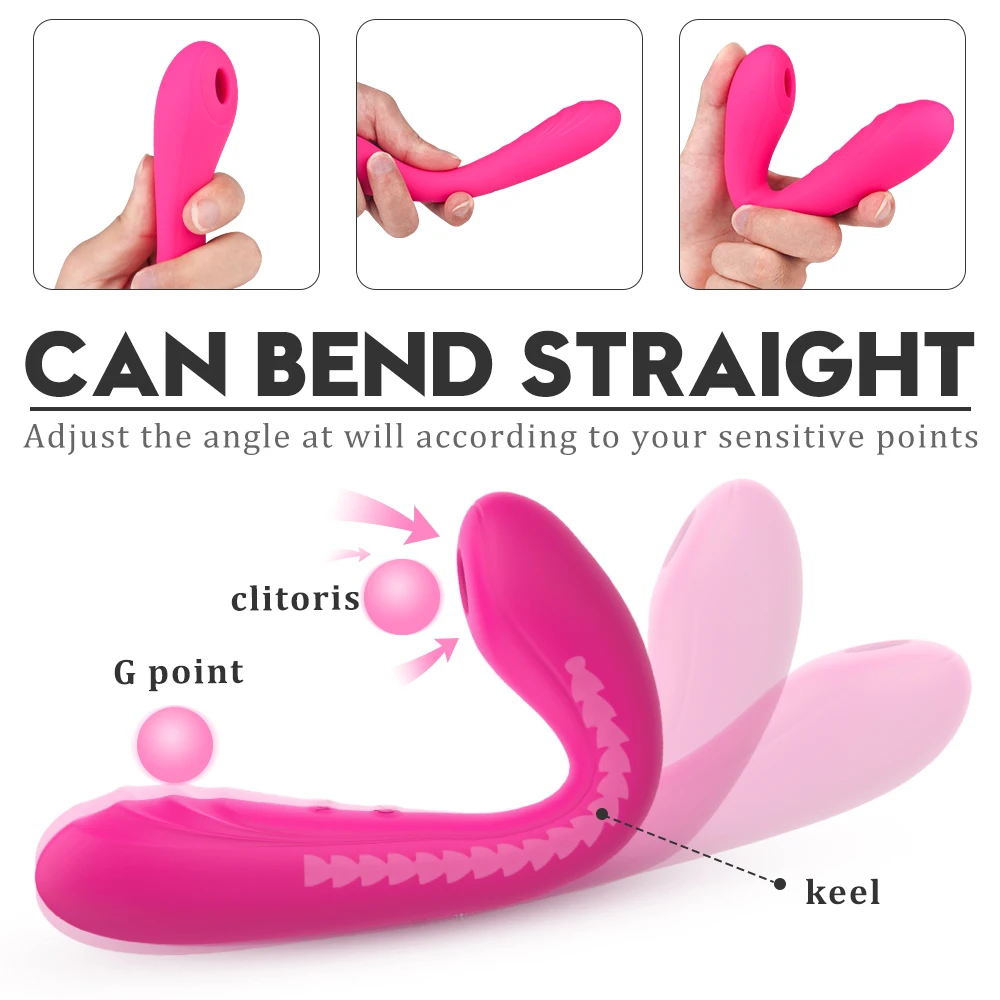 Sucking Vibrator Bendable Dildo G Spot Clitoris Stimulator 9 Vibration  Vaginal Anal Orgasm Sex Toys For Women Couple - Buy Waterproof Silicone ...