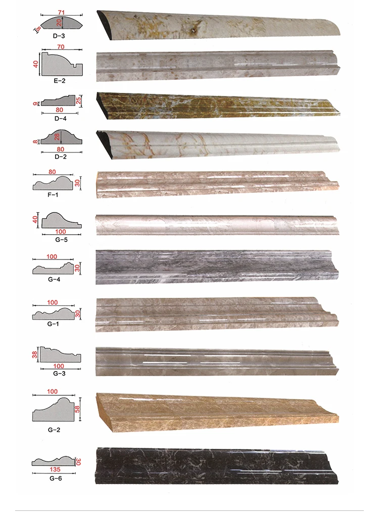 Villa Marble Door Trim Border Trimming Stone White Marble Moulding Edge